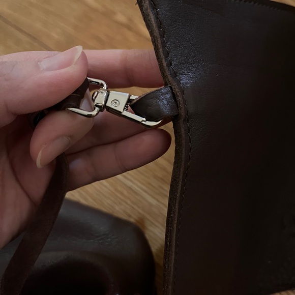 Lazaro Since 1945 Genuine Leather Brown Shoulder Bag - Picture 6 of 9